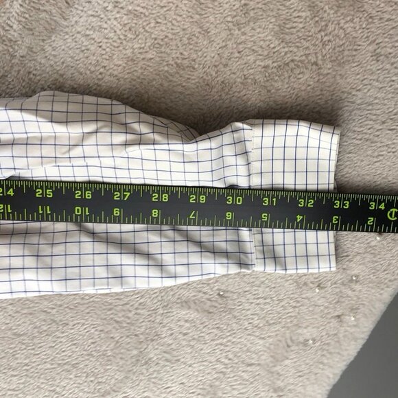 Brooks Brothers Mens Dress Shirt Medium 15.5 Neck Traditional Fit Windowpane - Picture 6 of 10